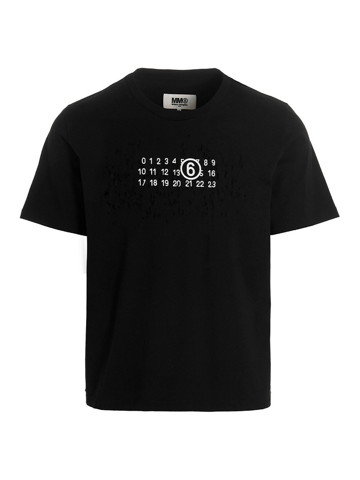 Tシャツ MM6 Maison Margiela - Tシャツ - 黒 - S62GD0156S23588900