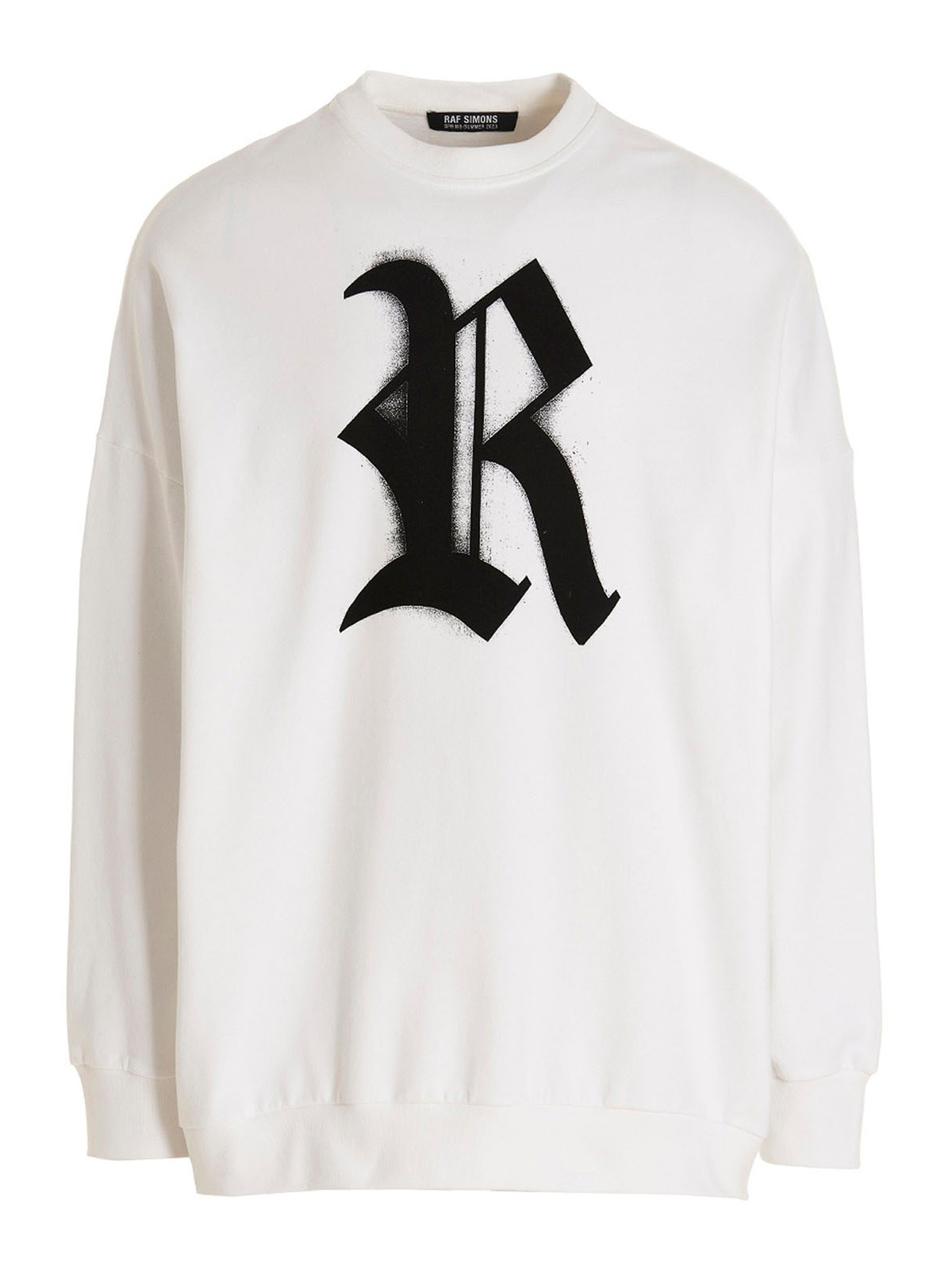 Shop Raf Simons R Sweatshirt In White