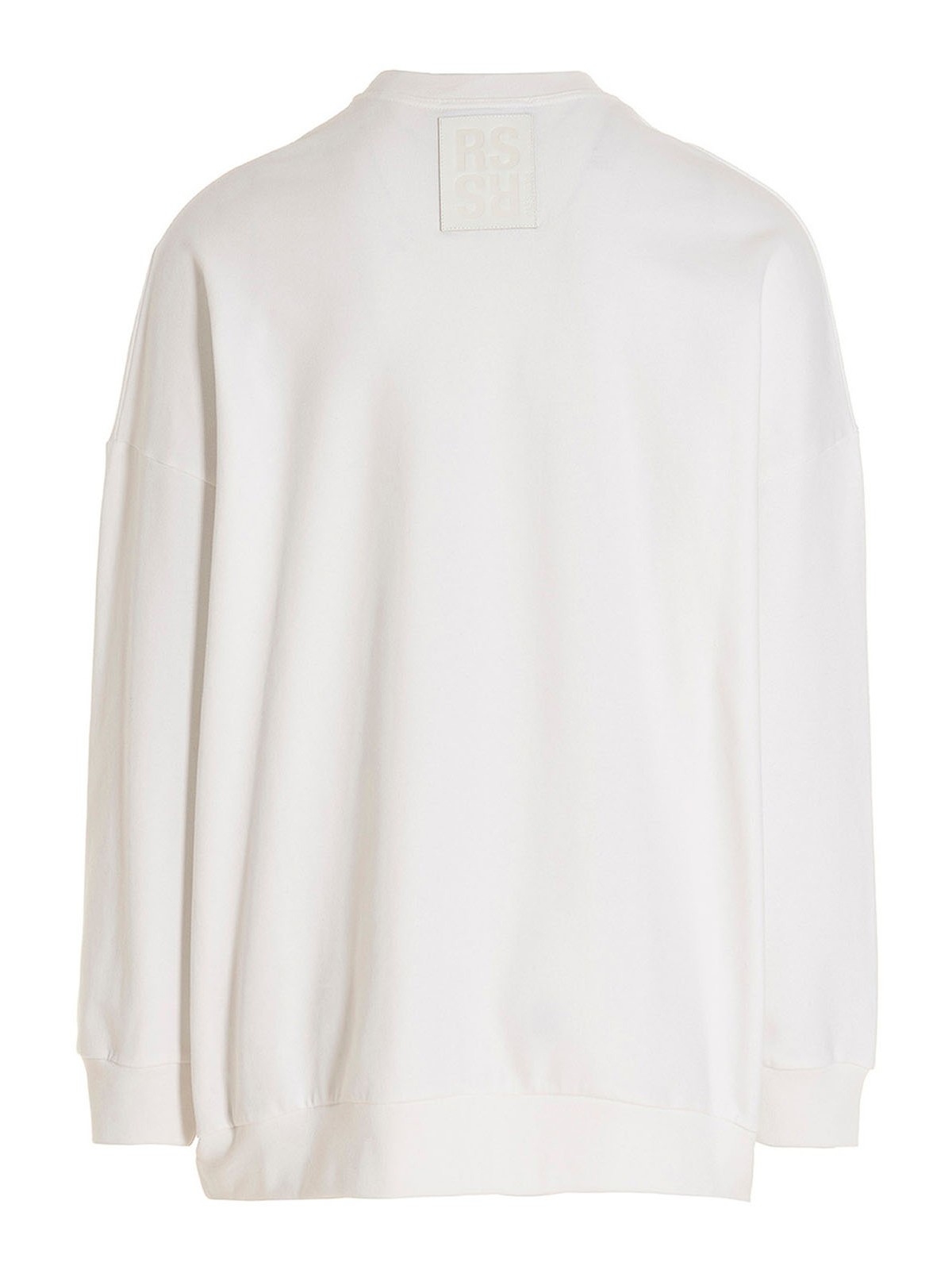 Shop Raf Simons R Sweatshirt In White