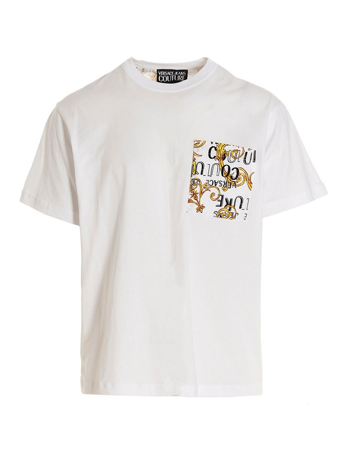 Versace Jeans Couture Logo print T-shirt - White|74GAH6R0JS161G03