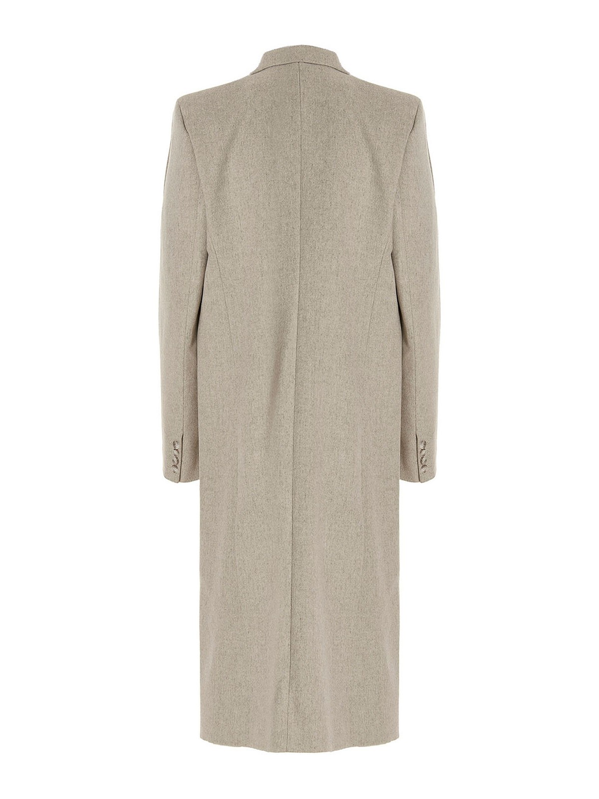 Shop Vtmnts Tailored Coat In Grey