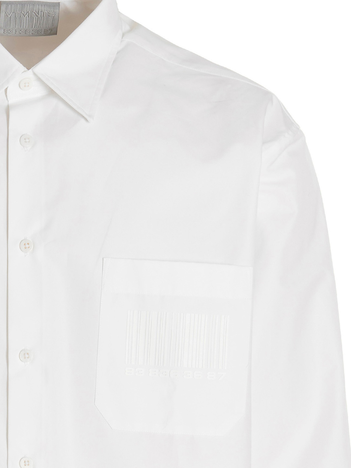 Shop Vtmnts Camisa - Domotics In Blanco