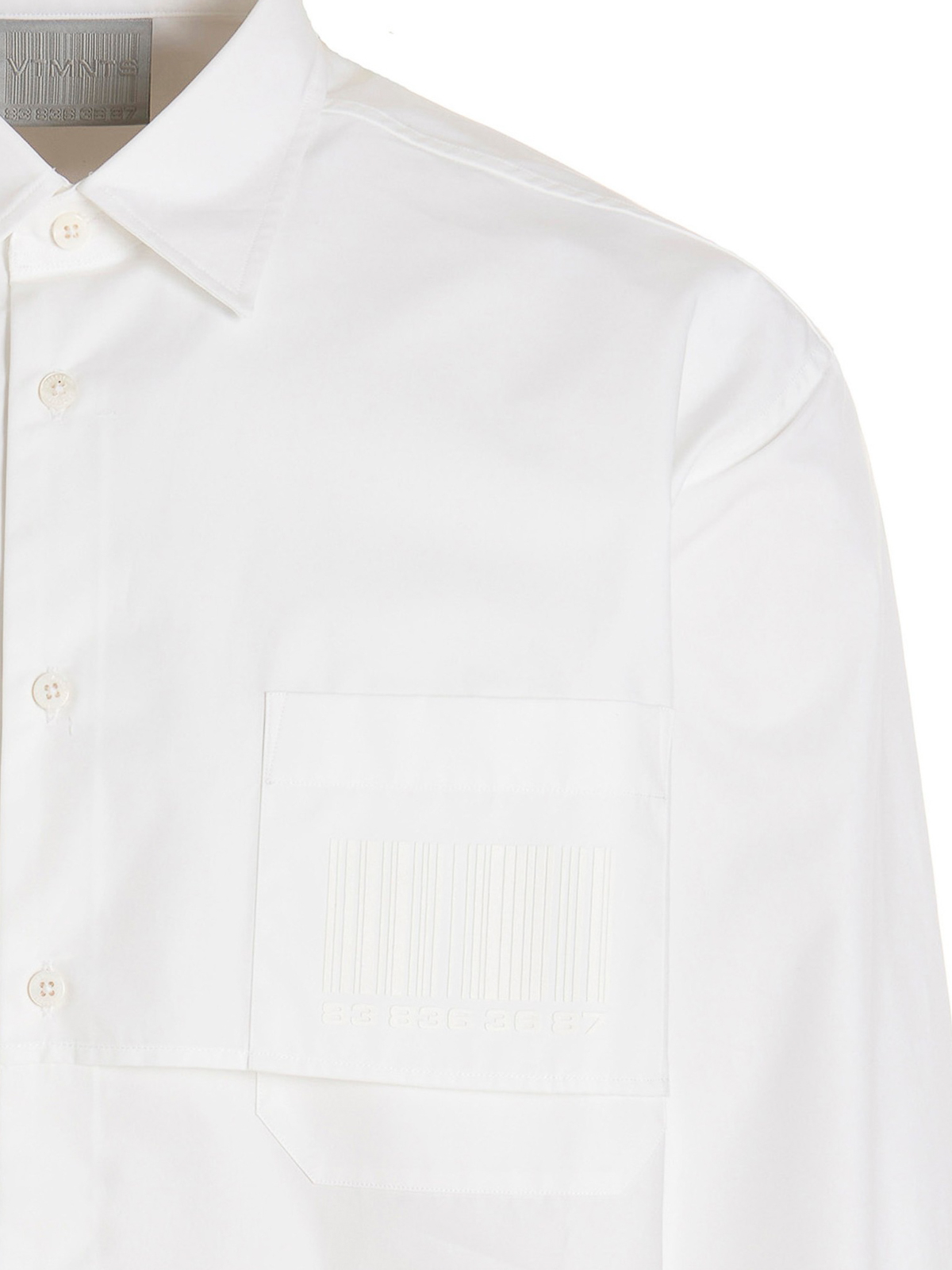 Shop Vtmnts Camisa - Domotics In White