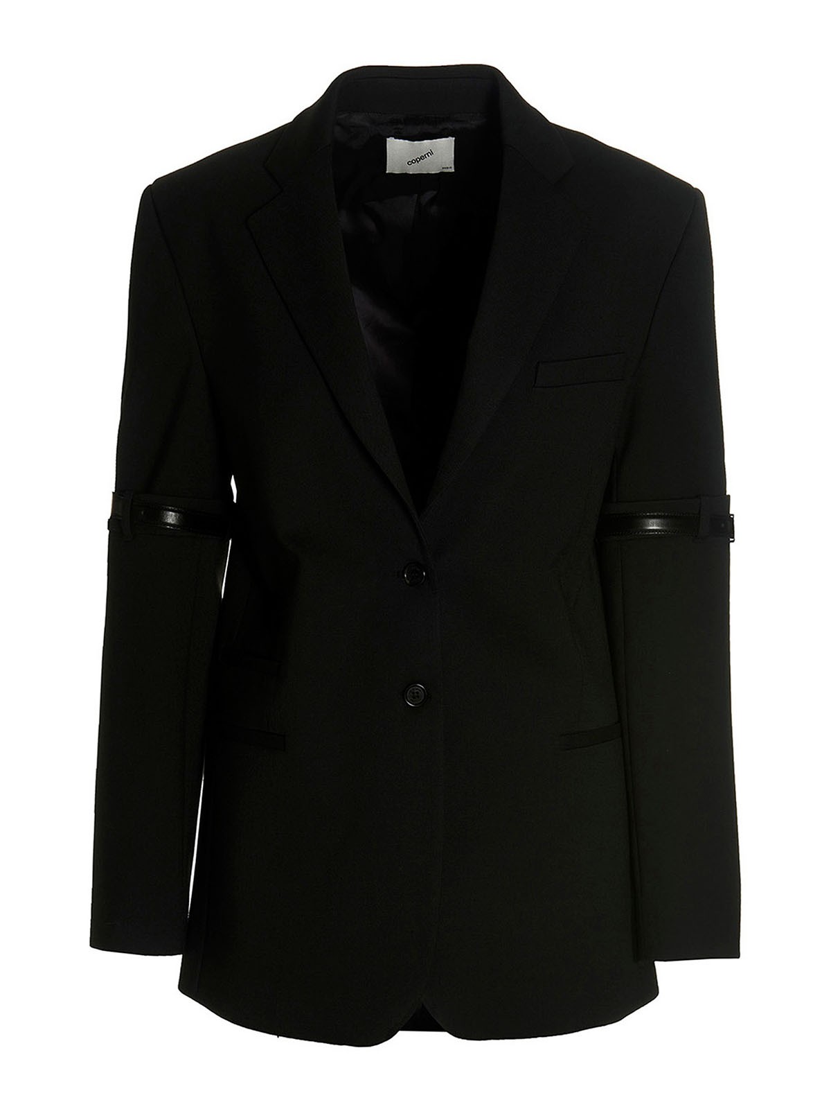 Coperni Single-breasted Long-sleeve Blazer In Black