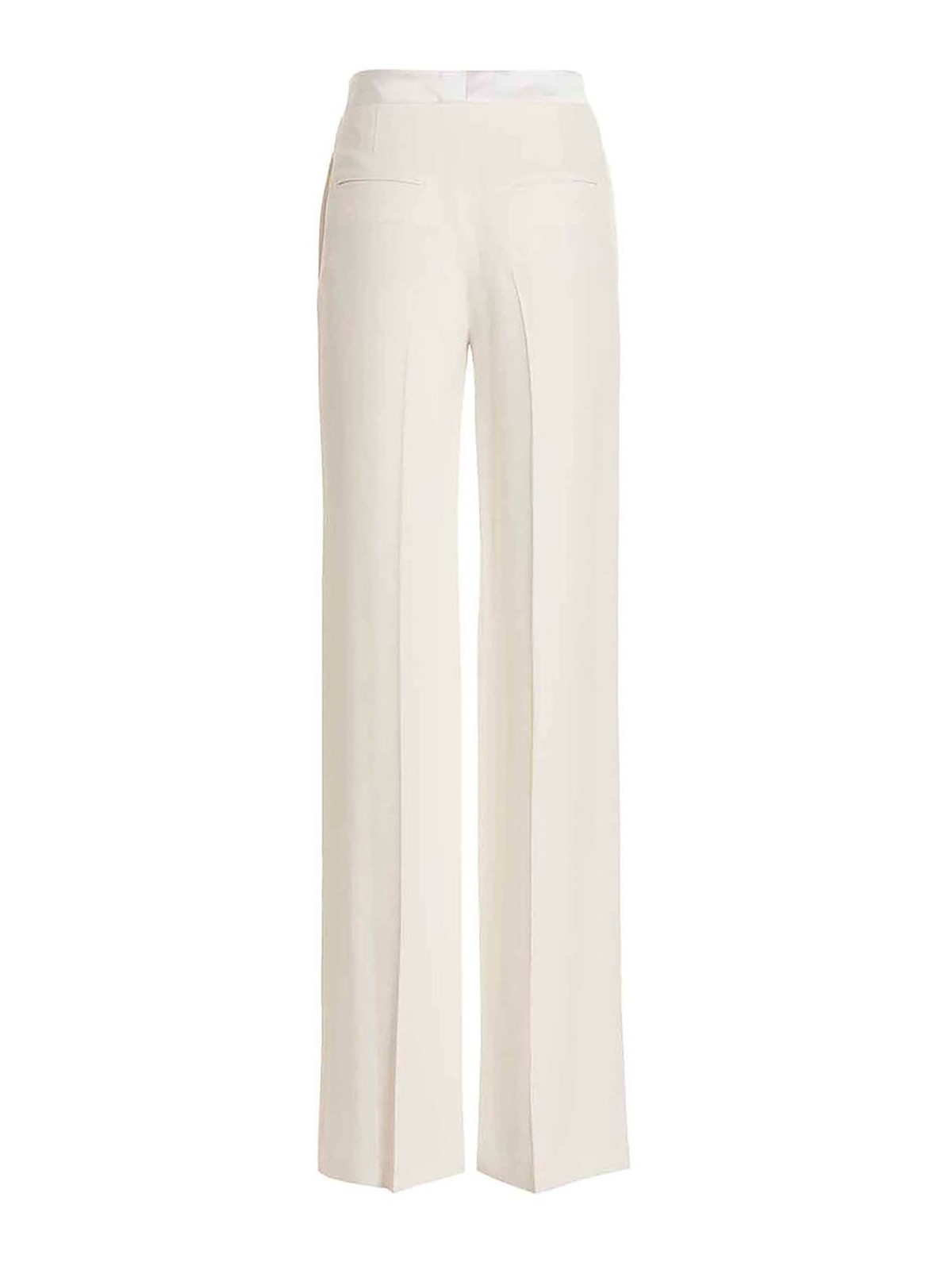 Shop Ermanno Scervino Carrot Fit Pants In White