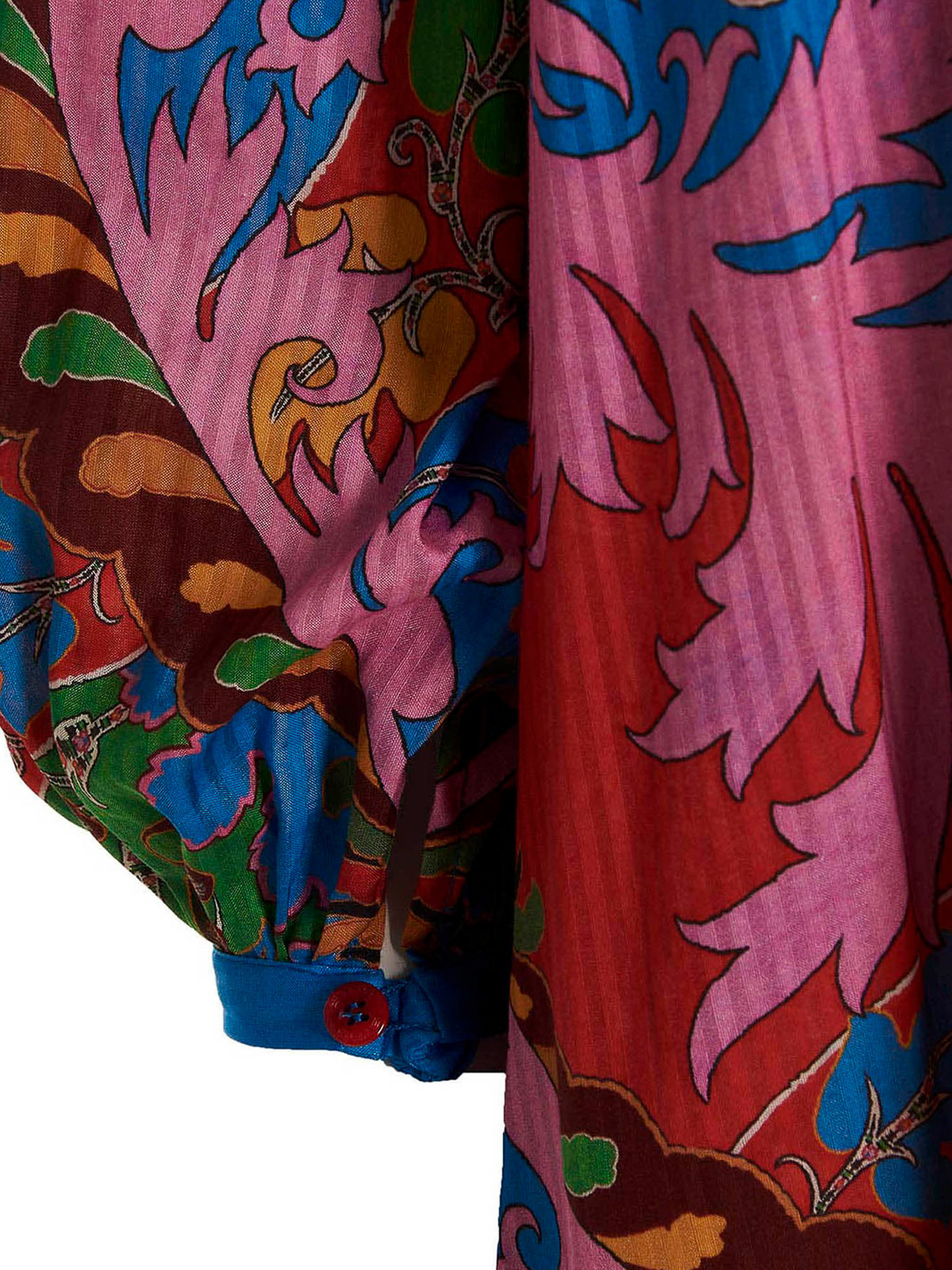 Etro Ruffled Printed Cotton And Silk-blend Jacquard Maxi Dress In Multi