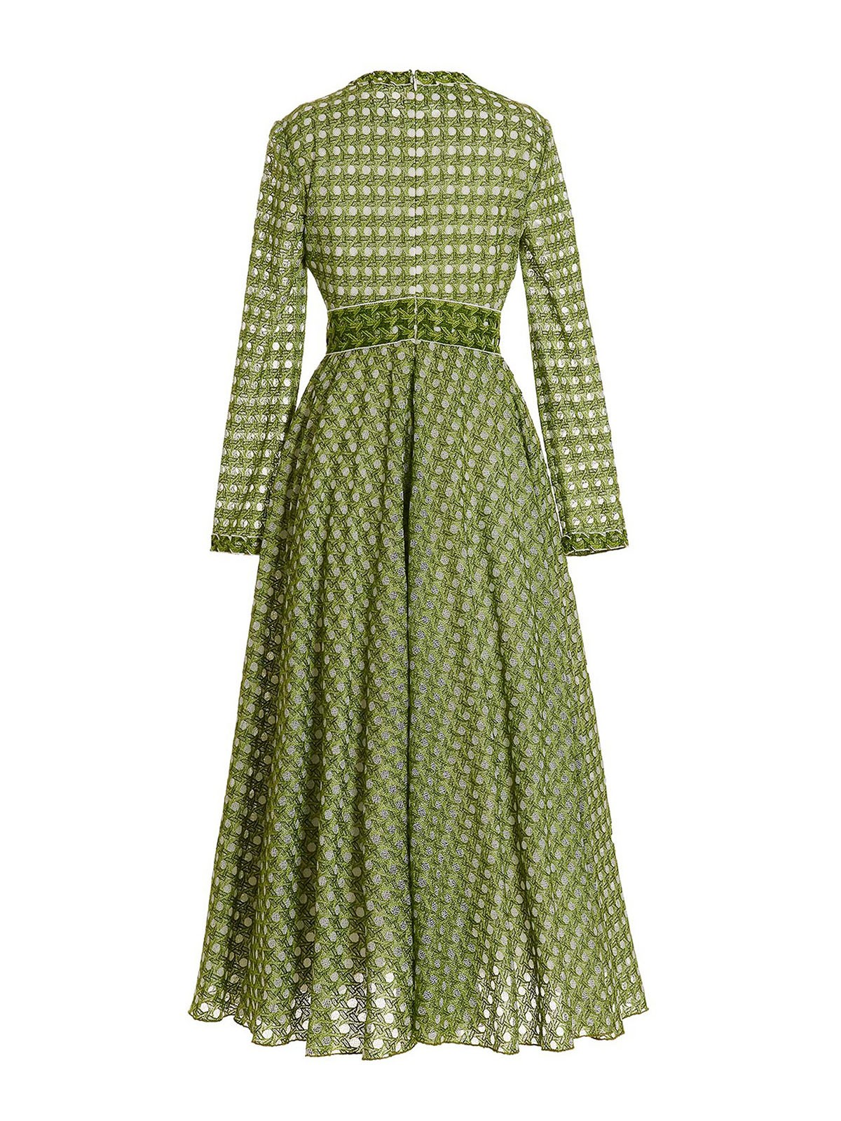 Giambattista Valli Treillage dress - Green|23SSPVCA504627EMBM041 Giambattista Valli Treillage dress - Green|23SSPVCA504627EMBM041