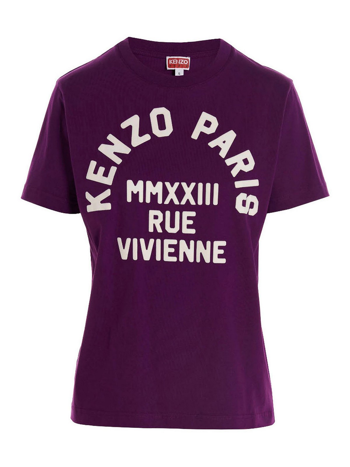 Kenzo Rue Vivi American T-shirt In Purple