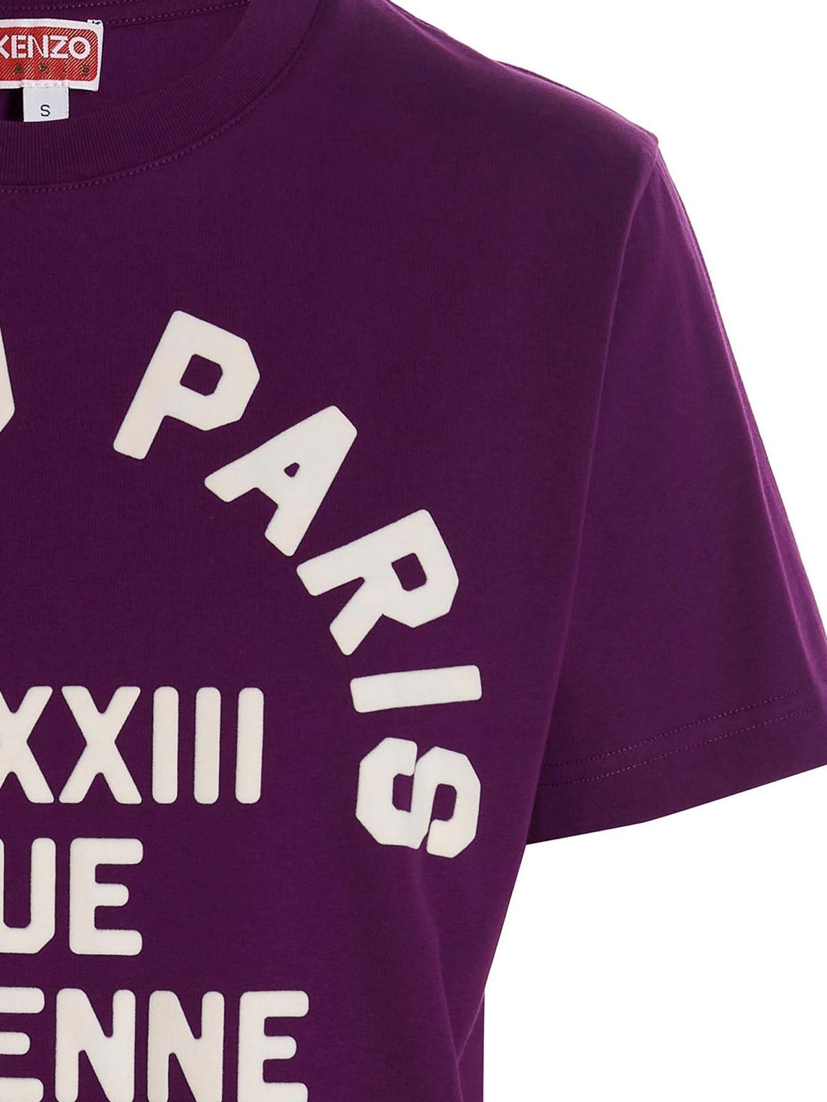 Shop Kenzo Camiseta - Rue Vivi American In Purple