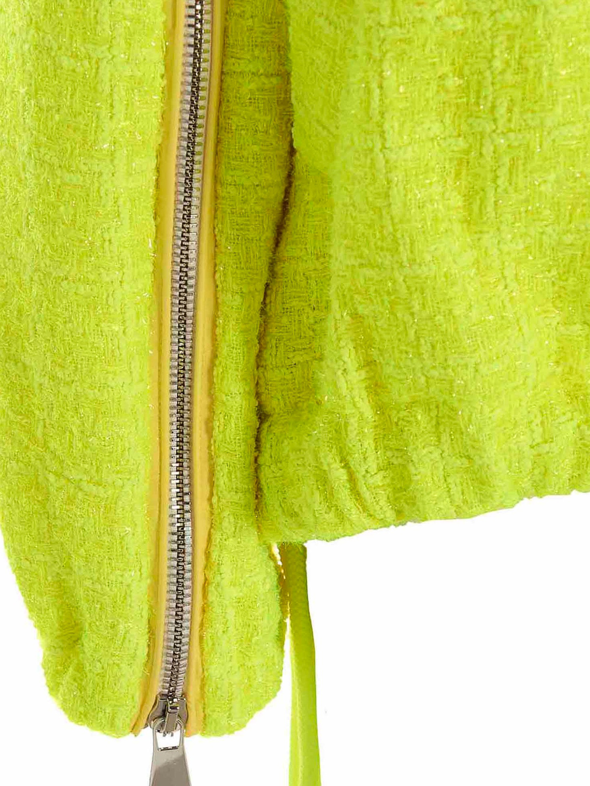 Shop Khrisjoy Chris Windbreaker Tweed In Yellow