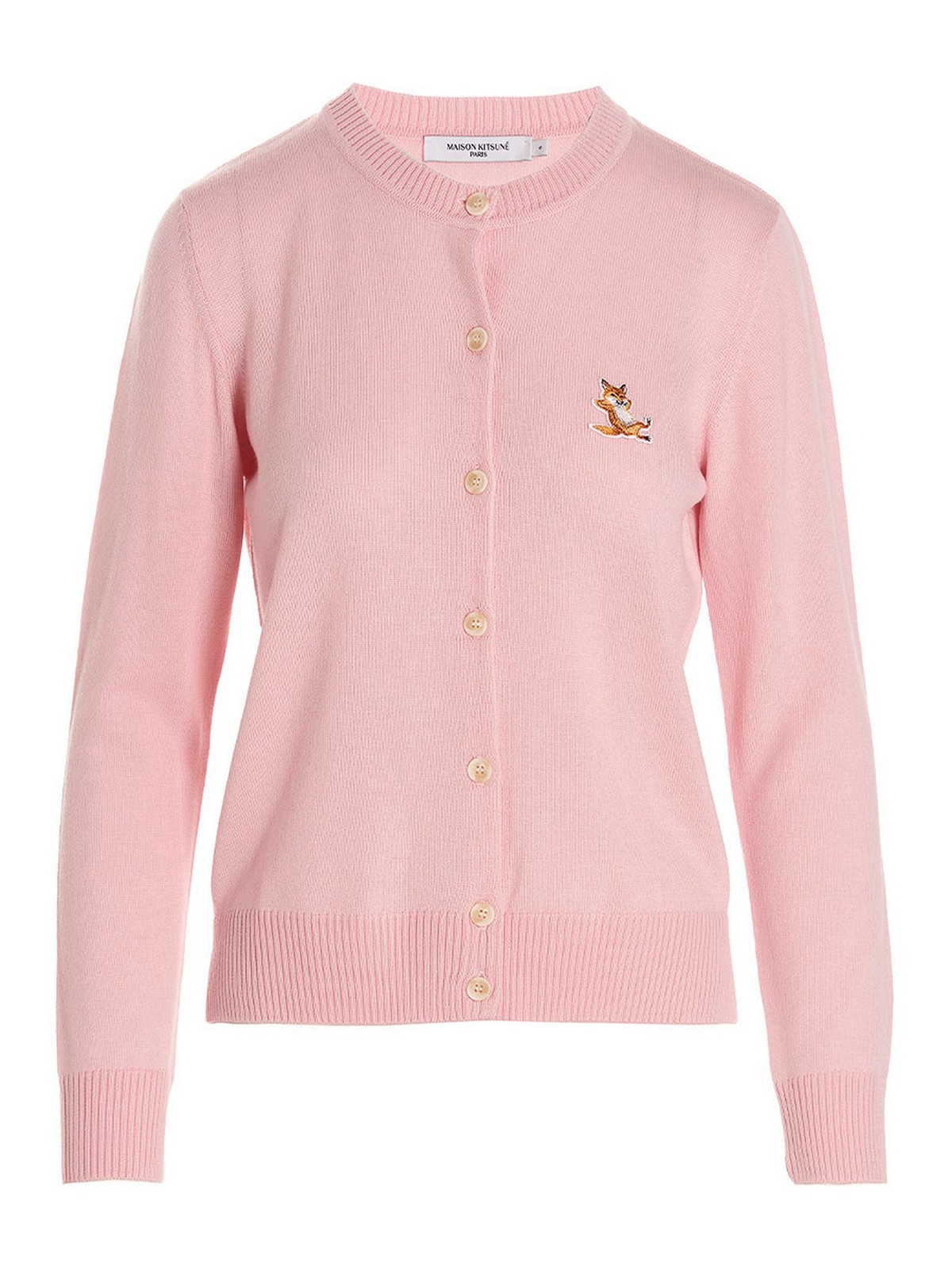 トップス MAISON KITSUNE CARDIGAN BABY FOX MERINO REGULAR CARDIGAN | Maison Kitsuné