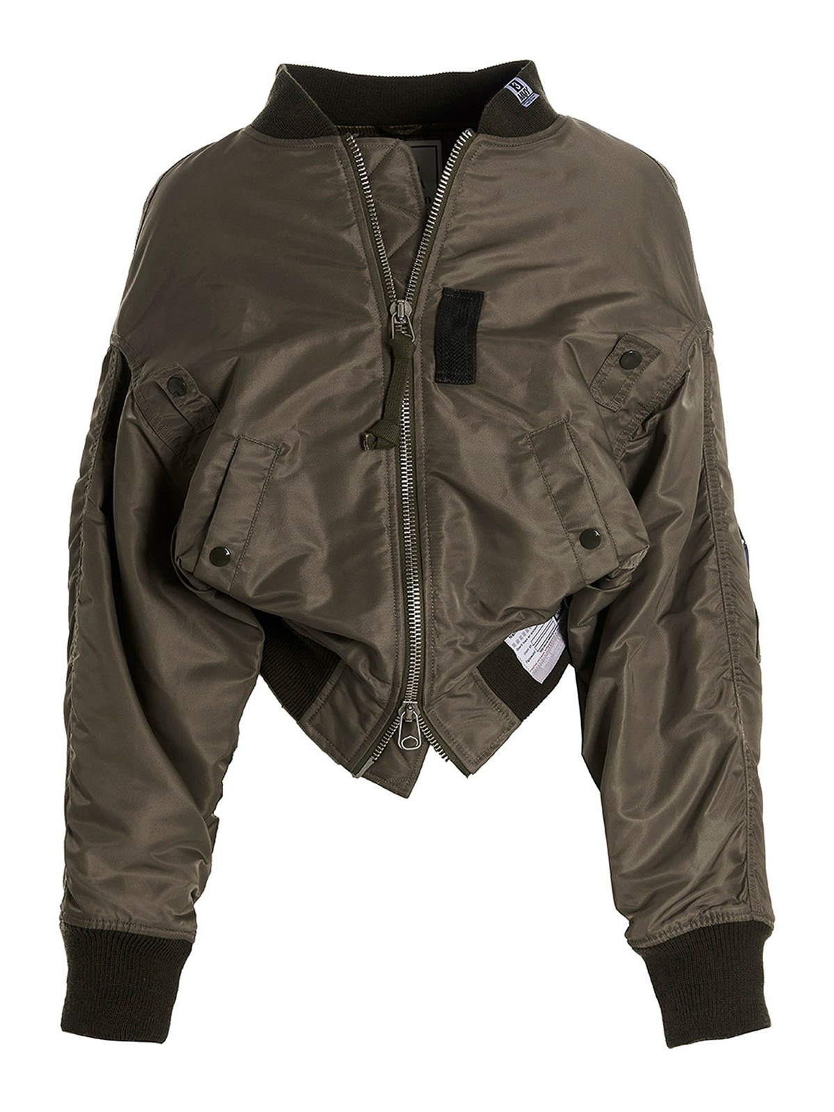 Maison Mihara Yasuhiro Ma-1 cropped bomber jacket