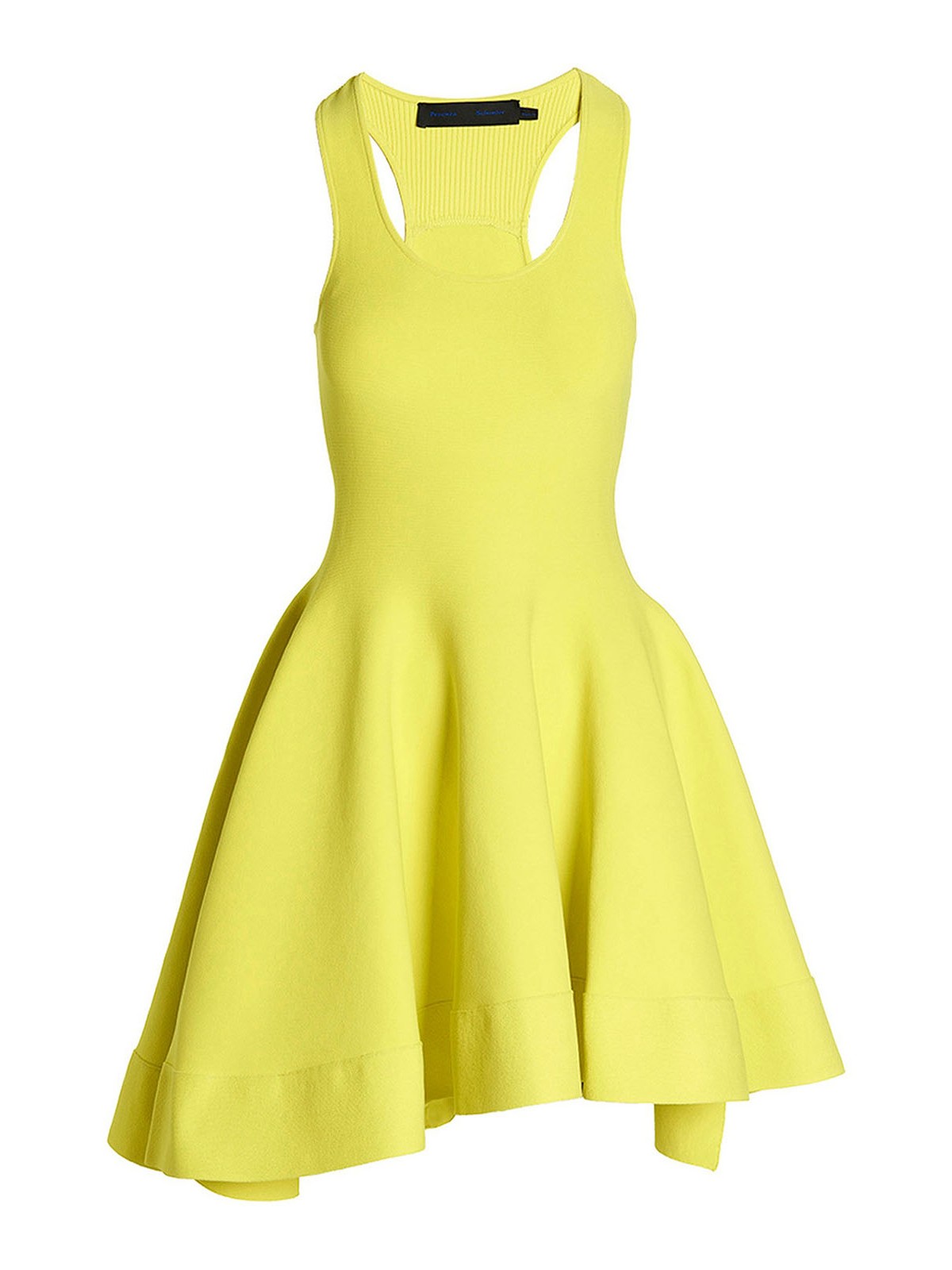 Shop Proenza Schouler Knitted Dress In Yellow