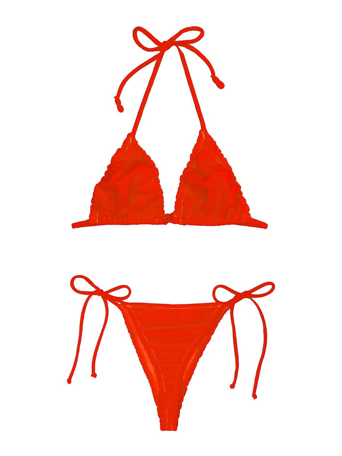 Shop Reina Olga Concetta Bikini In Orange