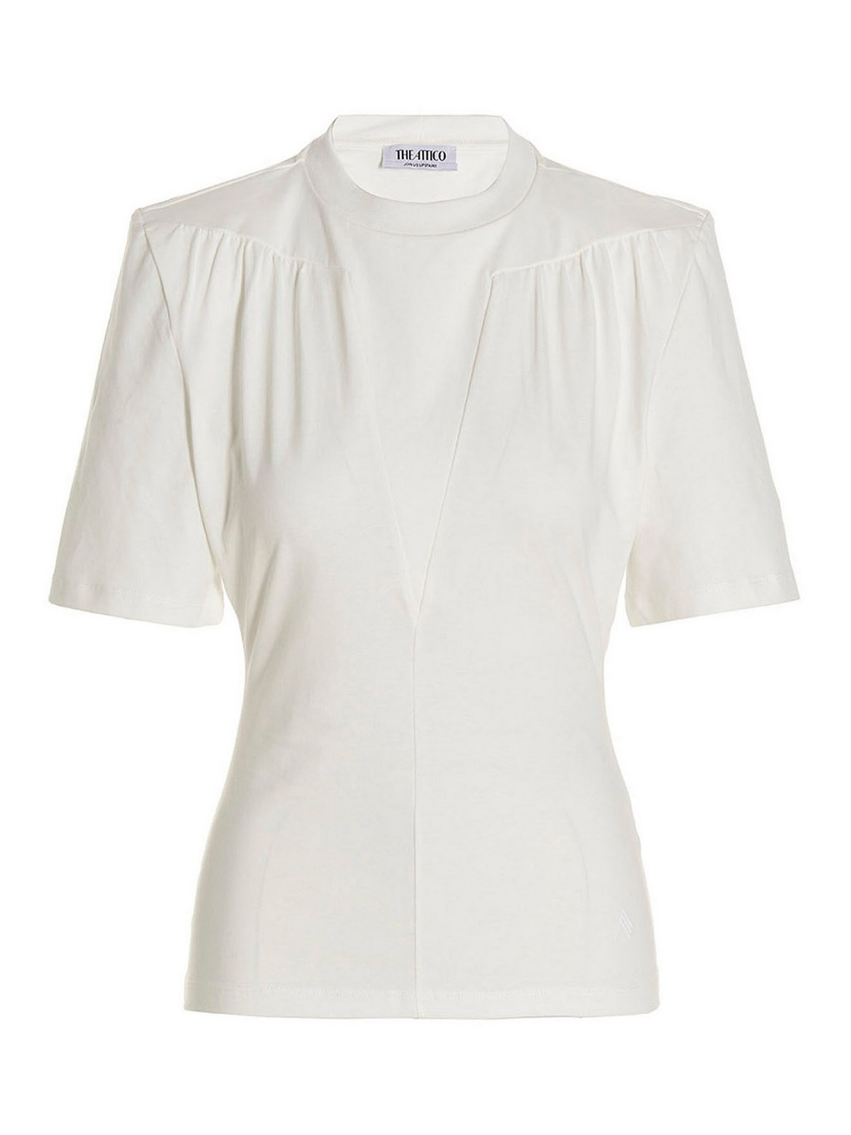 Attico Jewel T-shirt In White