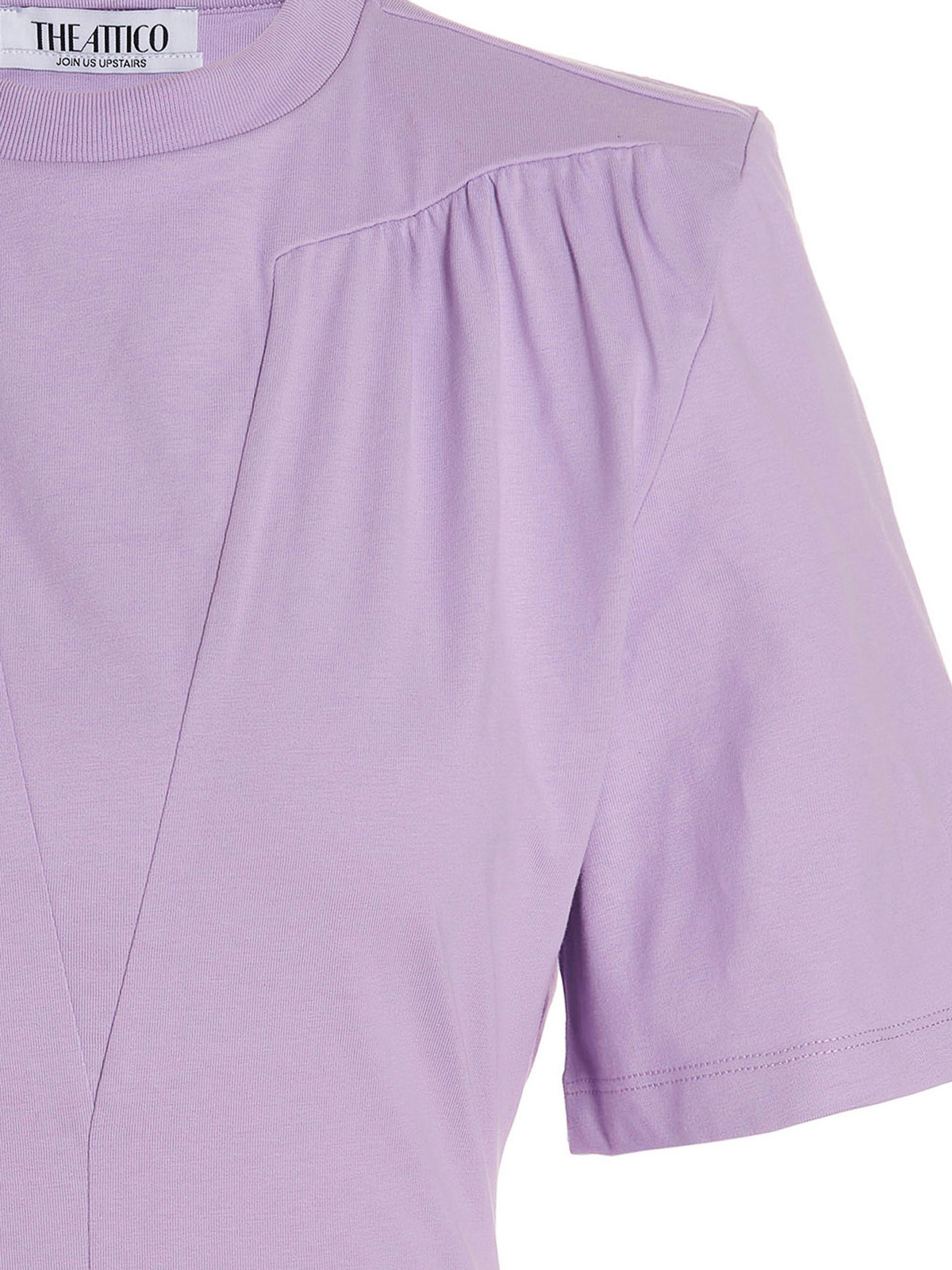 Shop Attico Jewel T-shirt In Purple
