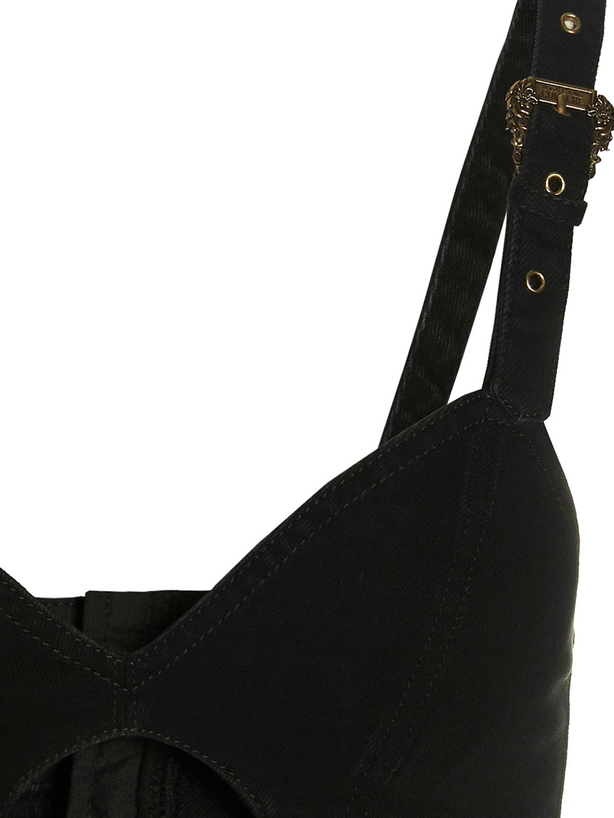 Versace Jeans Couture トップ/タンクトップ - 黒|74HAM257DW040ENZ909