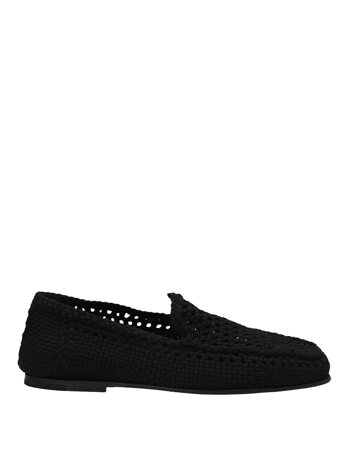 Dolce & Gabbana Cable Loafers In Negro