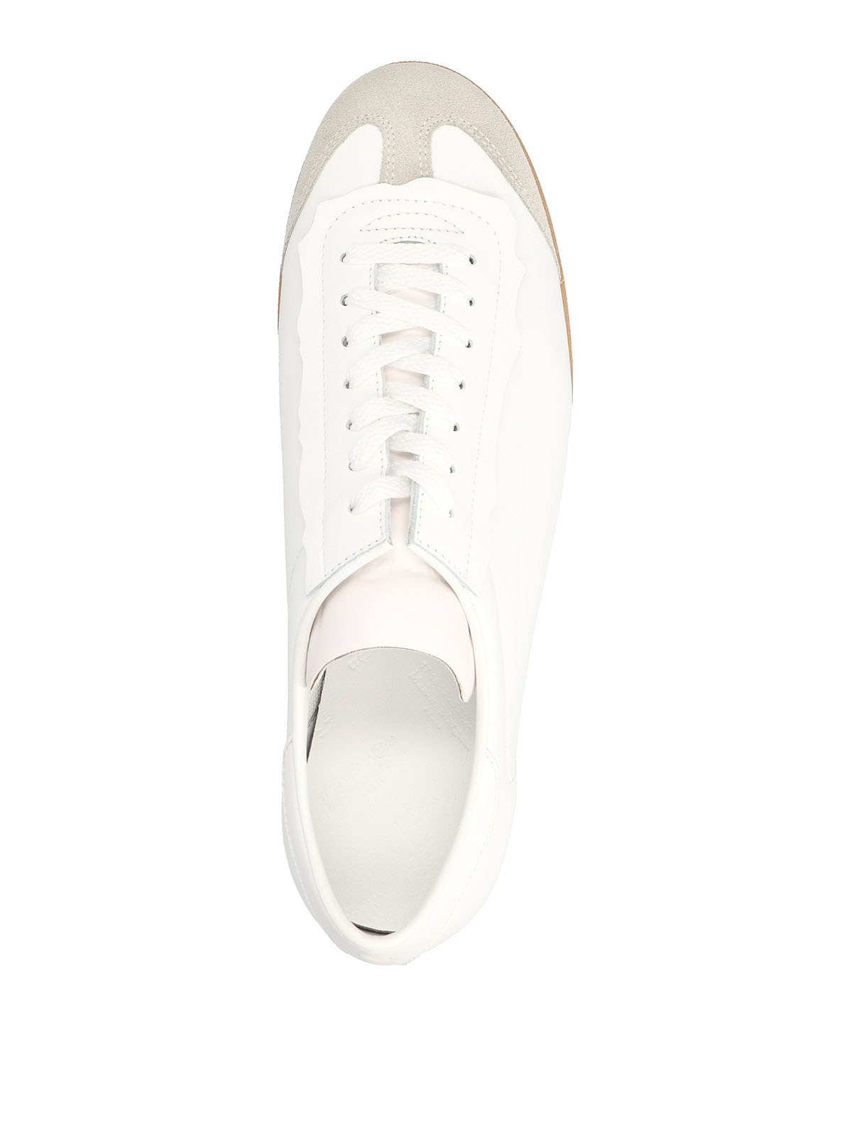 Shop Maison Margiela Featherlight Sneakers In White