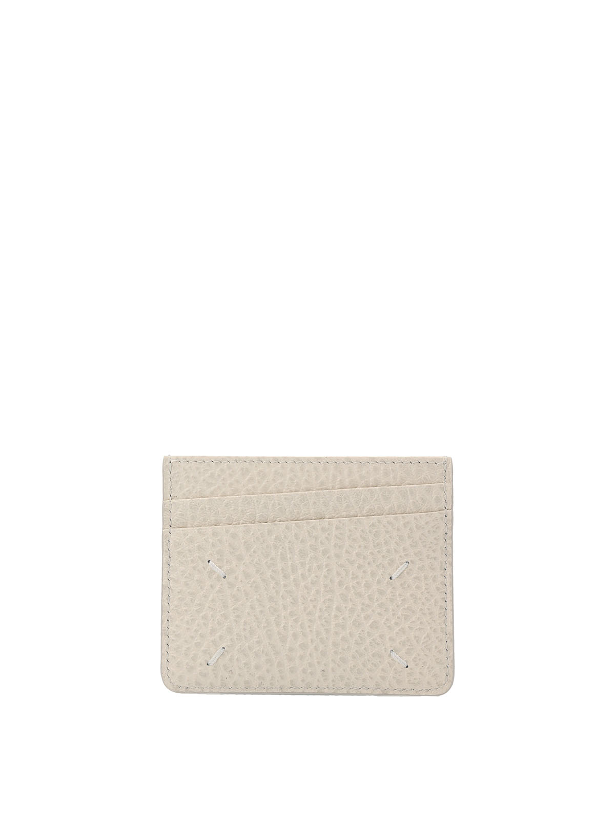 Shop Maison Margiela Stitching Card Holder In Blanco