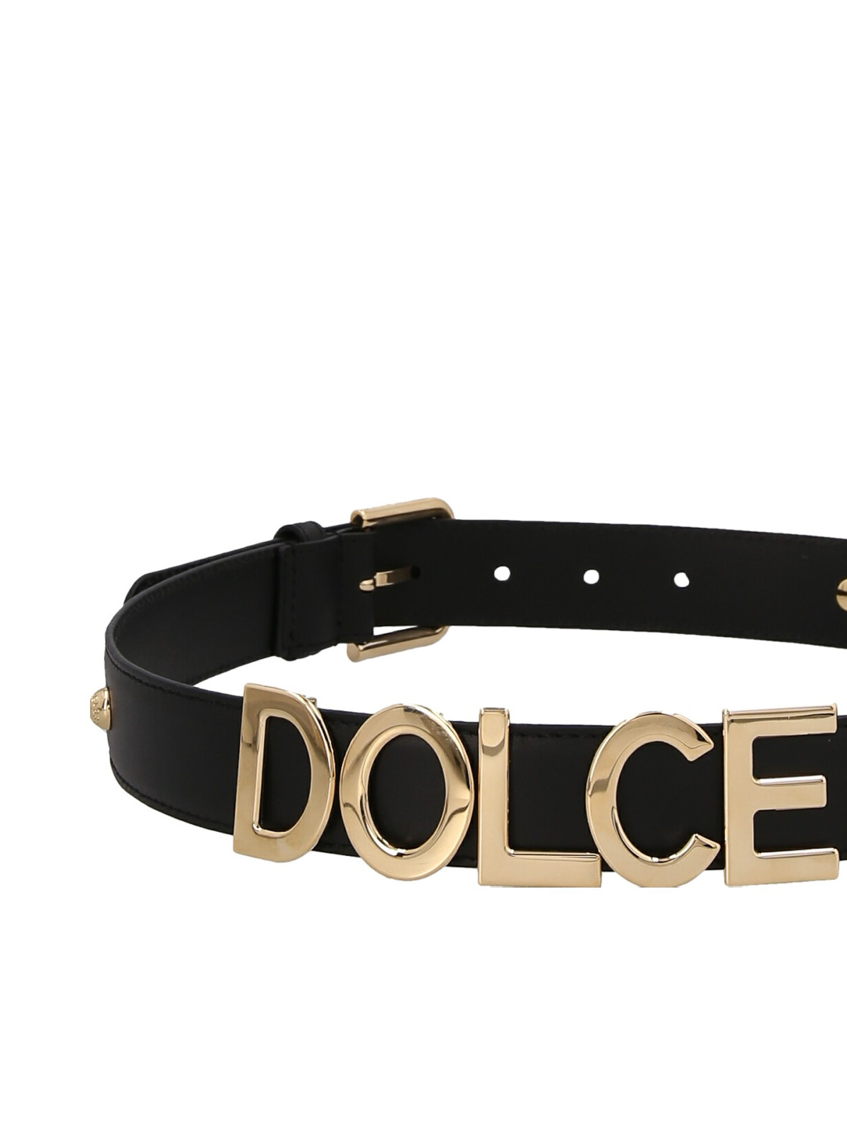 Shop Dolce & Gabbana Logo Belt In Negro