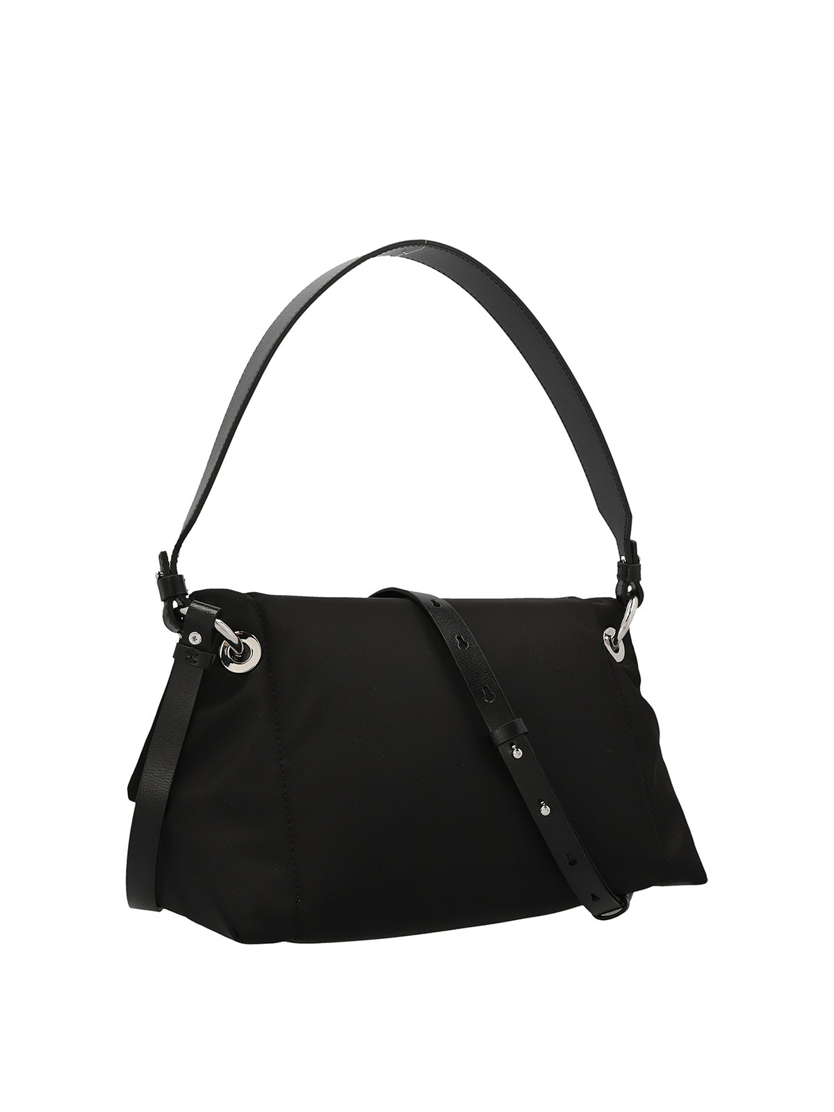 Ganni Pillow baguette midi shoulder bag - Black - Women|A4411099
