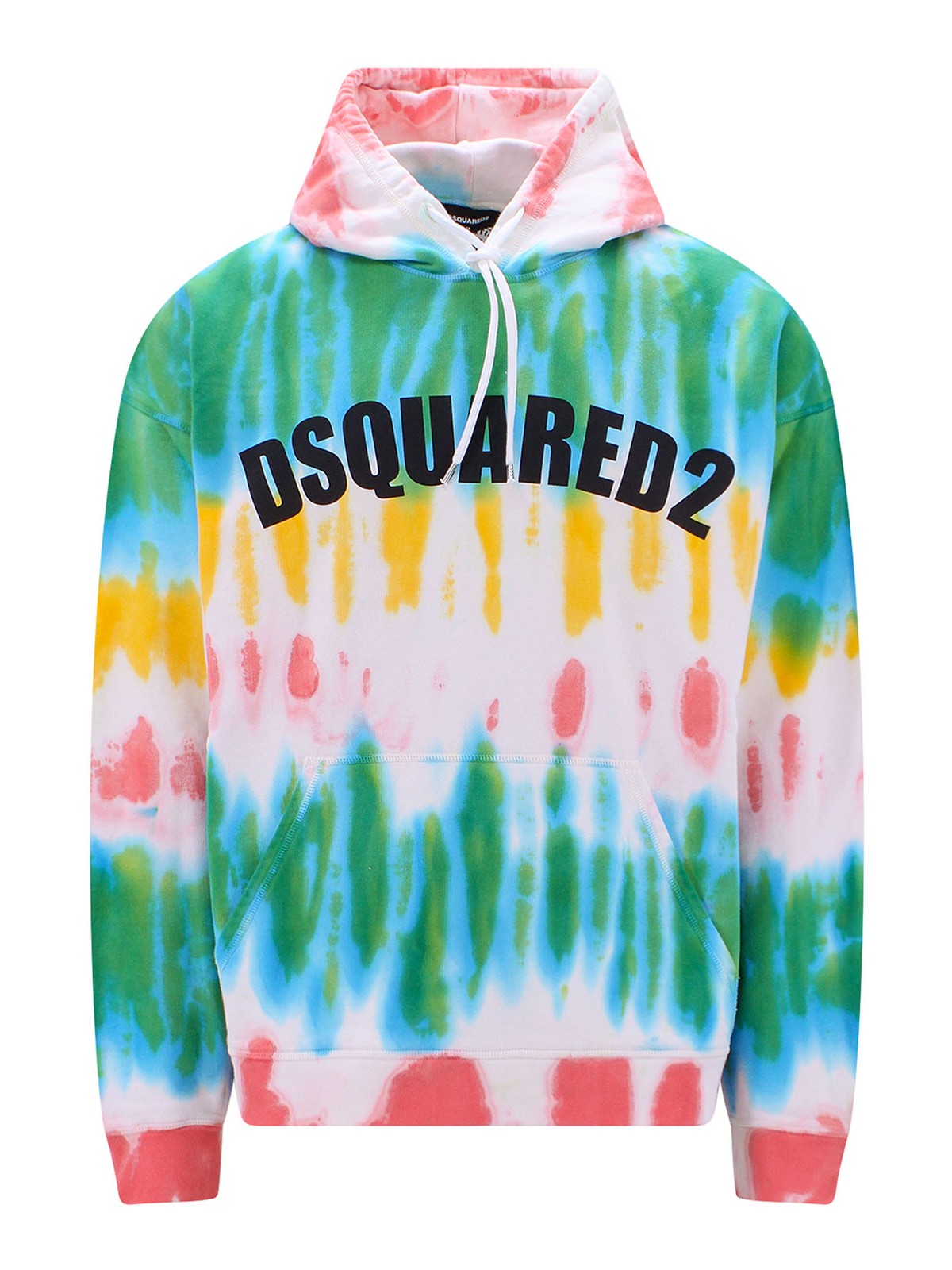 Shop Dsquared2 Multicolor Cotton Sweatshirt In Multicolour