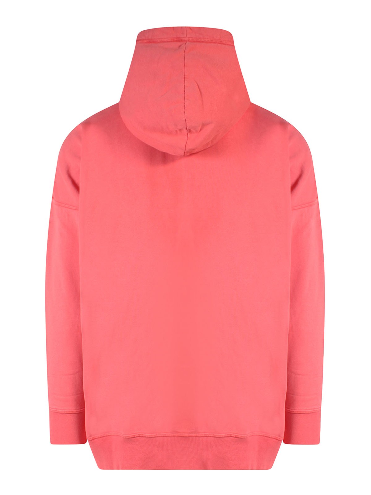 Shop Dsquared2 Cotton Sweatshirt With Print On The Front In Pink