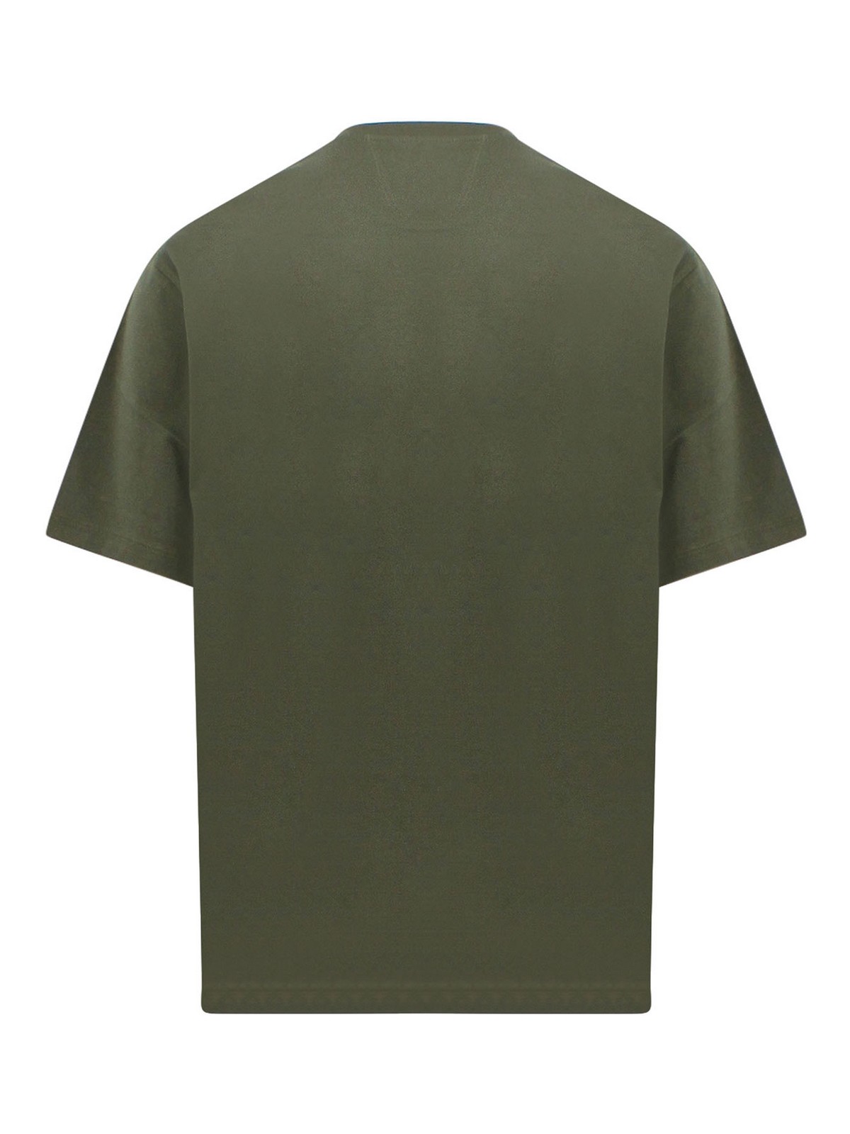 Shop Ferrari Cotton T-shirt With Frontal Logo In Green