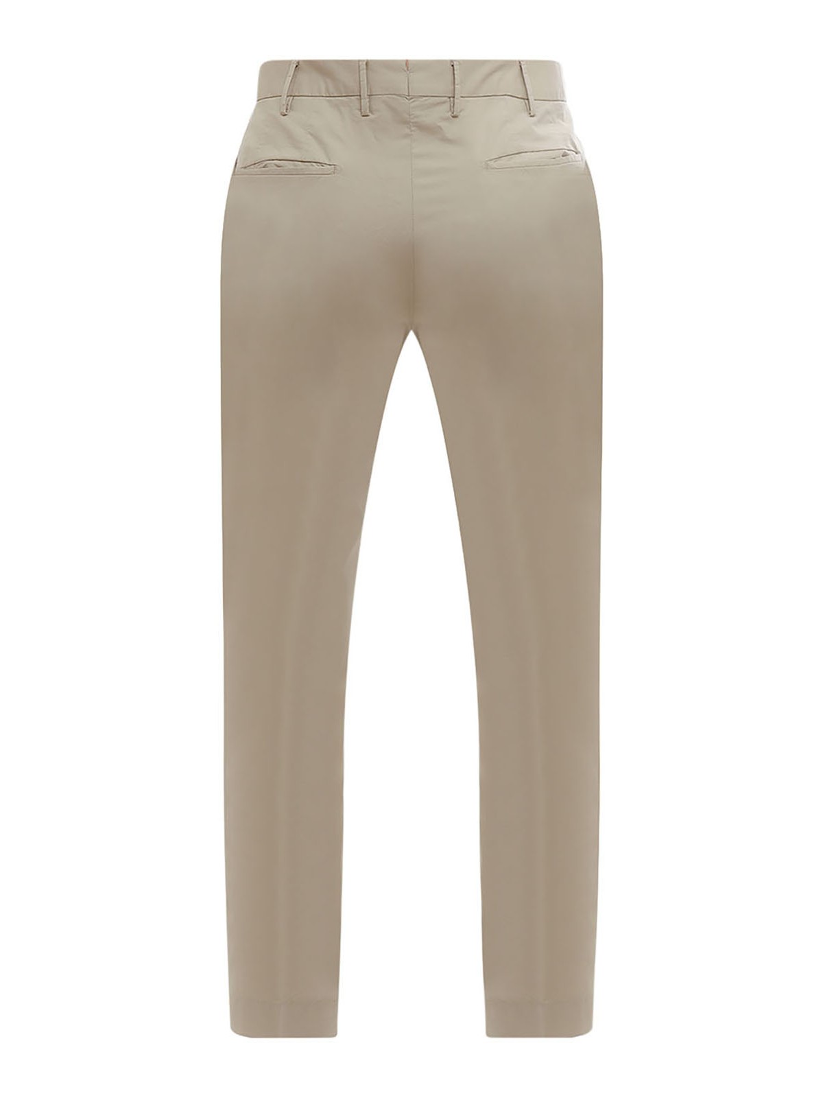 Shop Incotex Tight Fit Sustainable Cotton Trouser In Beige