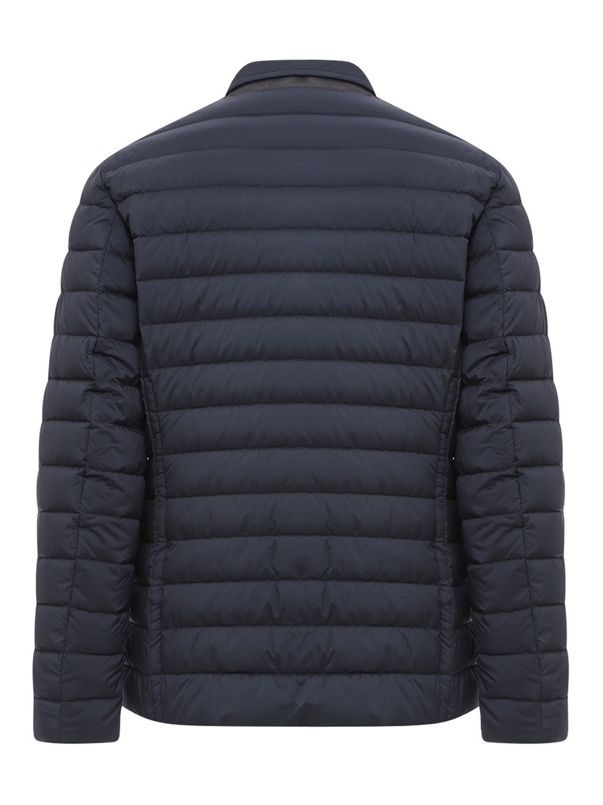 Shop Moorer Classic Fit Padded Jacket In Blue