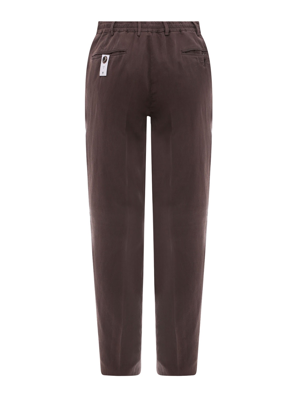 Black Wideleg linen trousers  Buy Online  Terranova