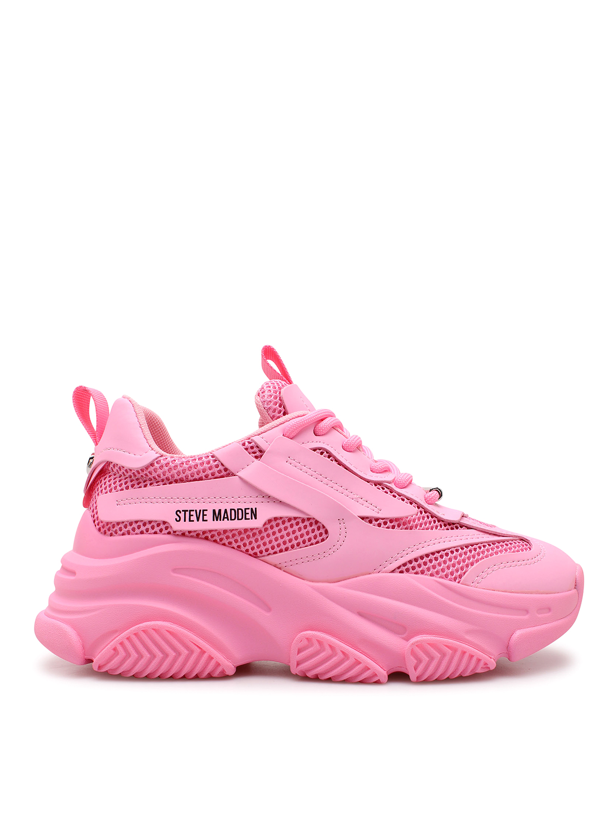 Shop Steve Madden Possession Pink Trainers
