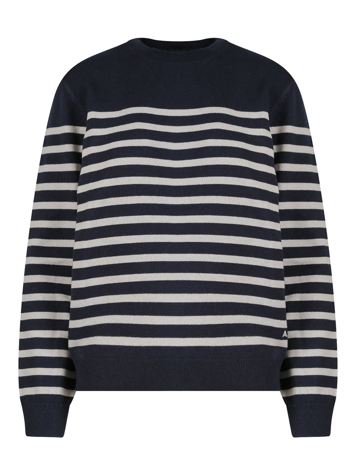 Shop Apc Cashmere And Cotton Sweater In Blue