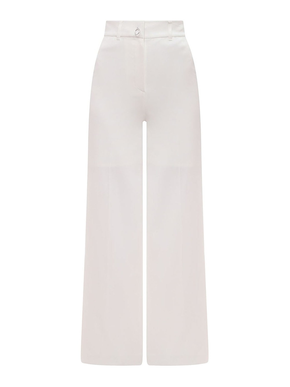 Shop K Krizia Stretch Viscose Trouser In White