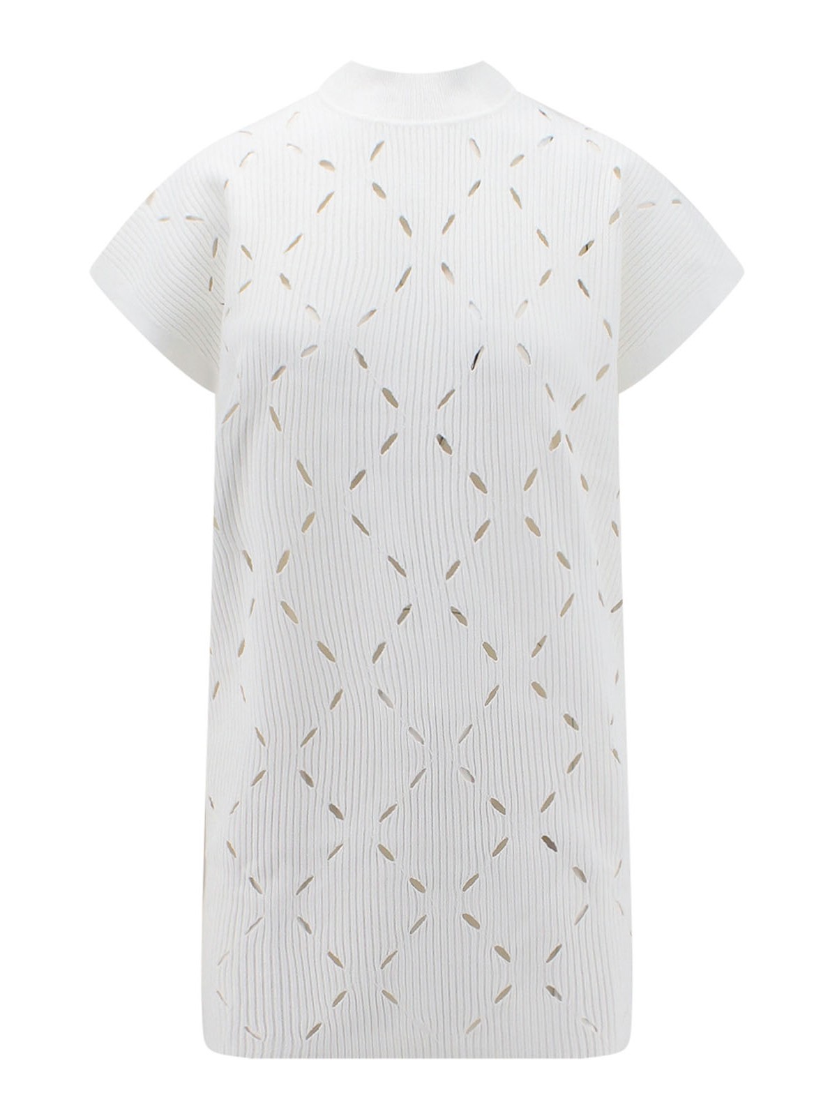 Shop K Krizia Viscose Top With Logo Patch In White