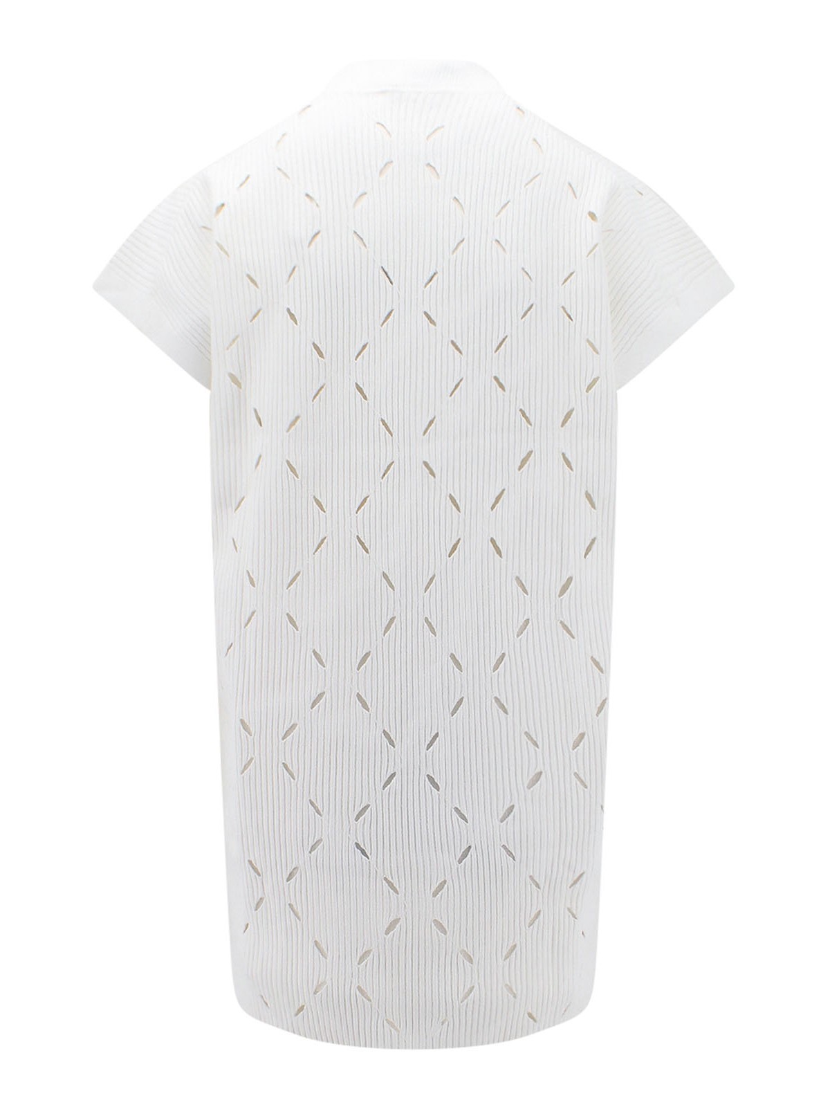 Shop K Krizia Viscose Top With Logo Patch In White
