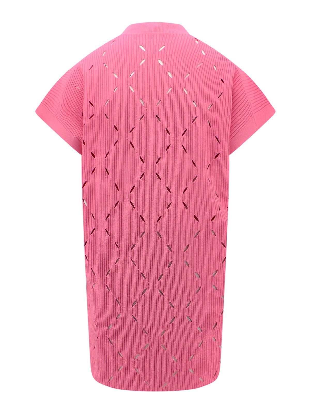 Shop K Krizia Viscose Top With Logo Patch In Pink