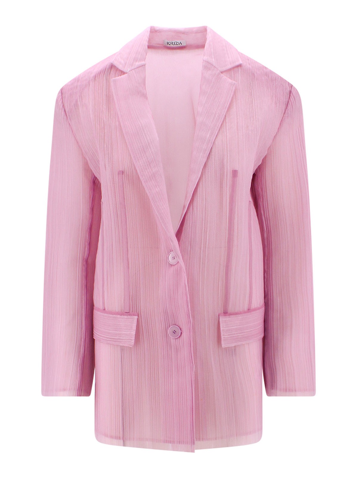 Shop Krizia Blazer - Rosado In Pink
