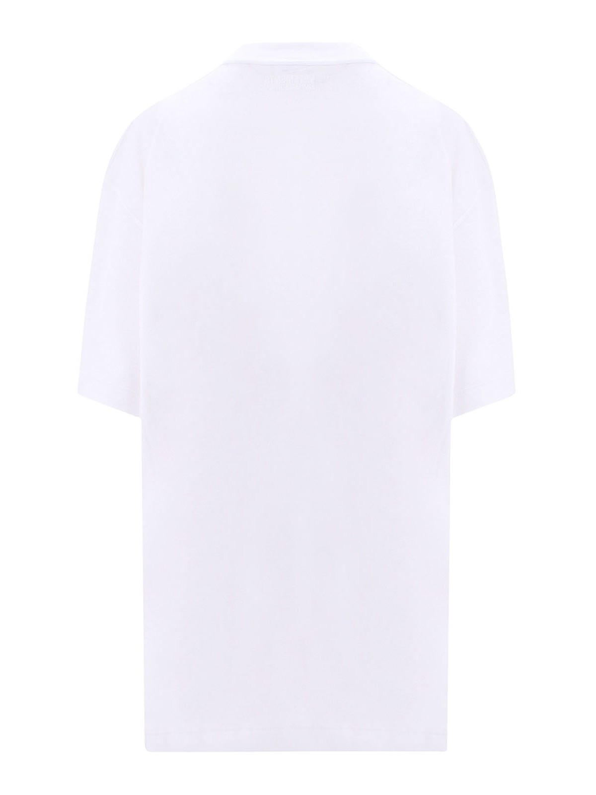 Inside-out all-white T-shirt