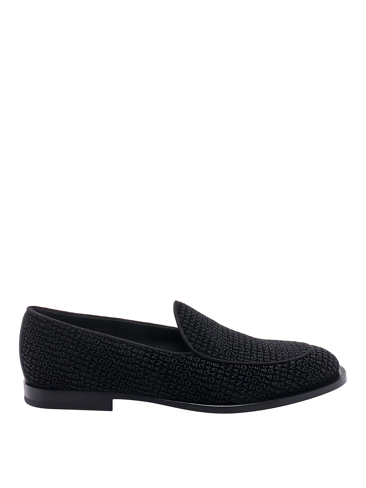 Shop Dolce & Gabbana Suede Loafer In Black