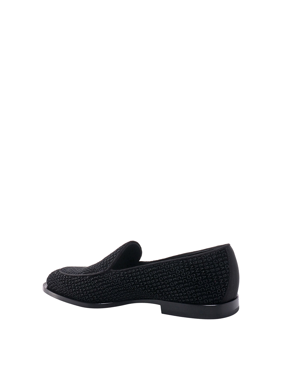 Shop Dolce & Gabbana Suede Loafer In Black