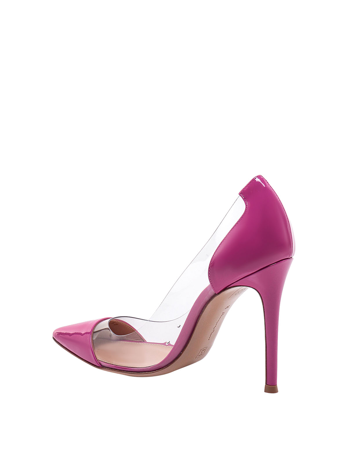 Shop Gianvito Rossi Patent Leather Décollete In Pink