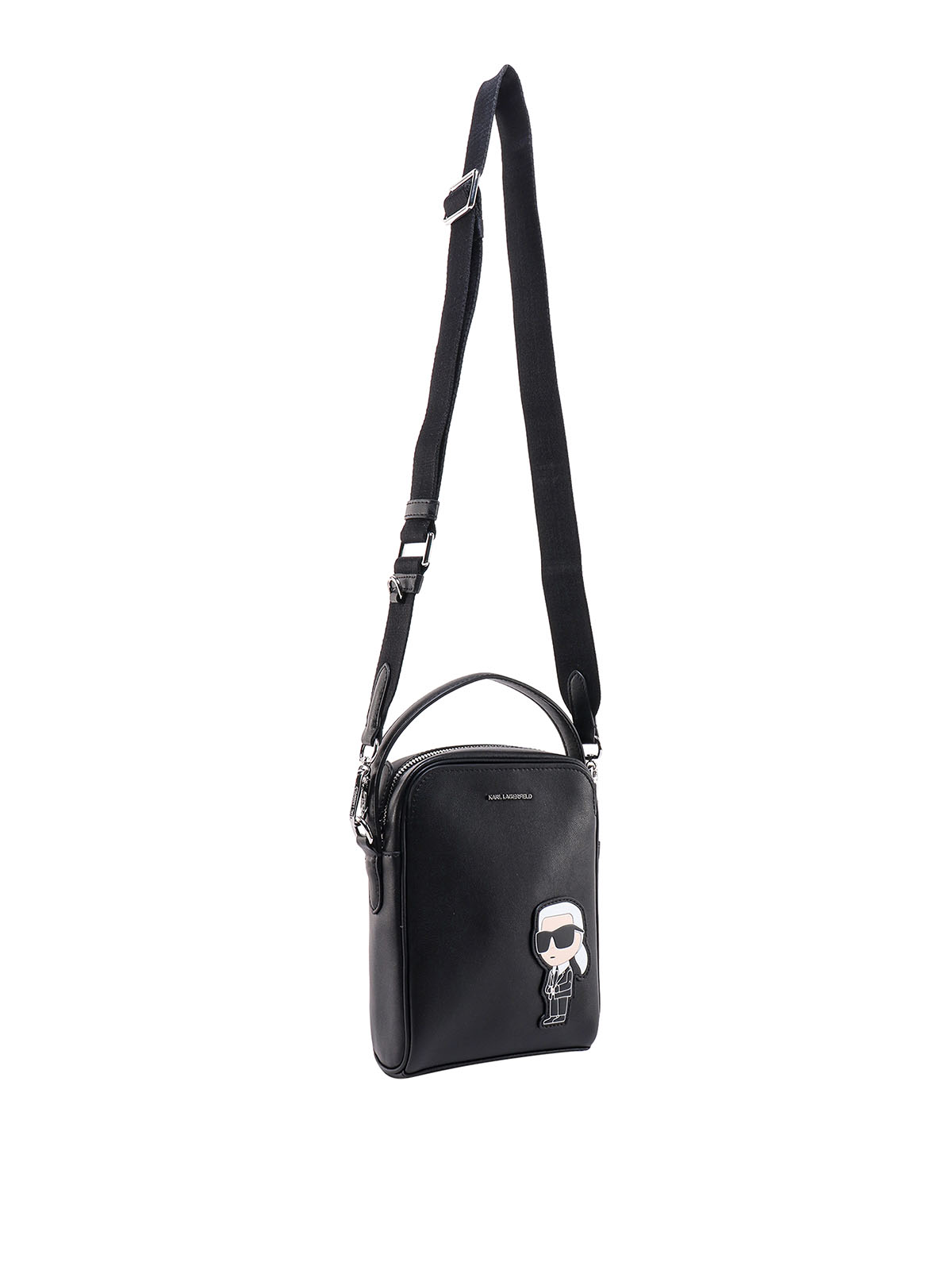 Shoulder bags Karl Lagerfeld - Leather shoulder bag with iconic karl ...