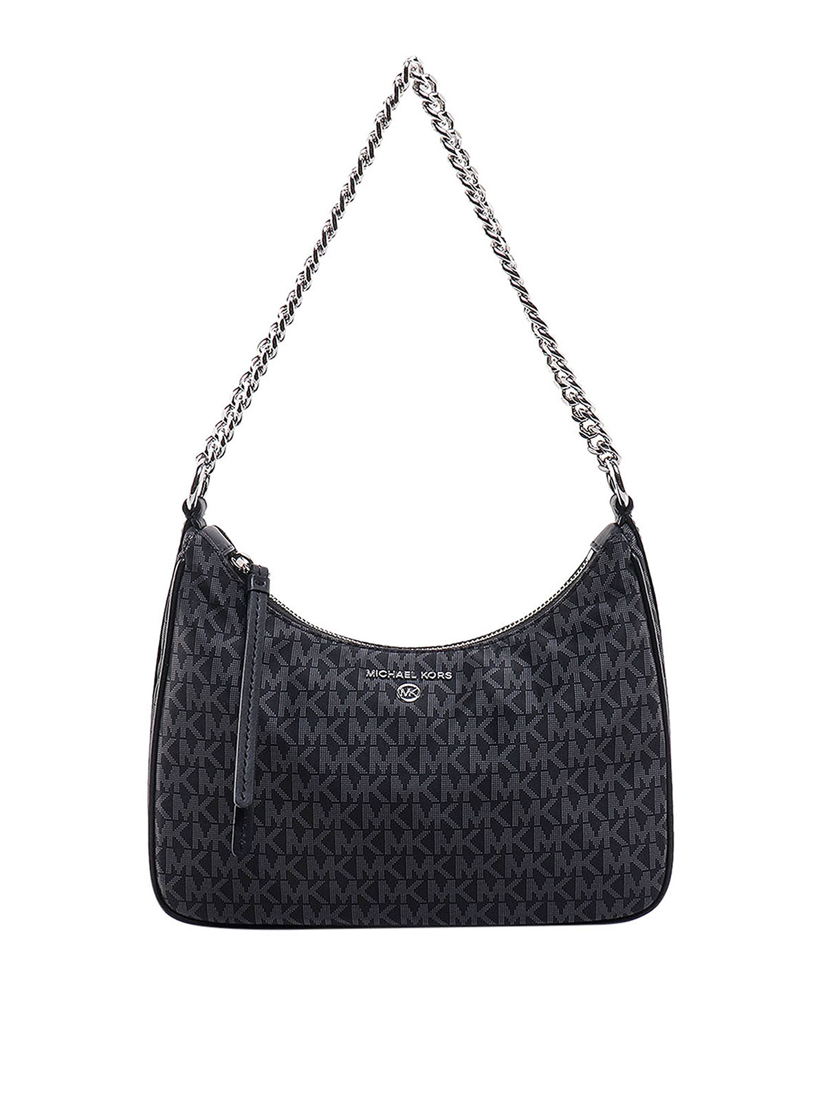 Borsa a spalla in nylon nero