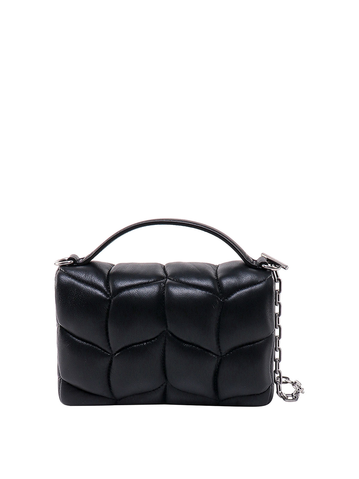 Shop Mulberry Matelass Leather Handbag In Black