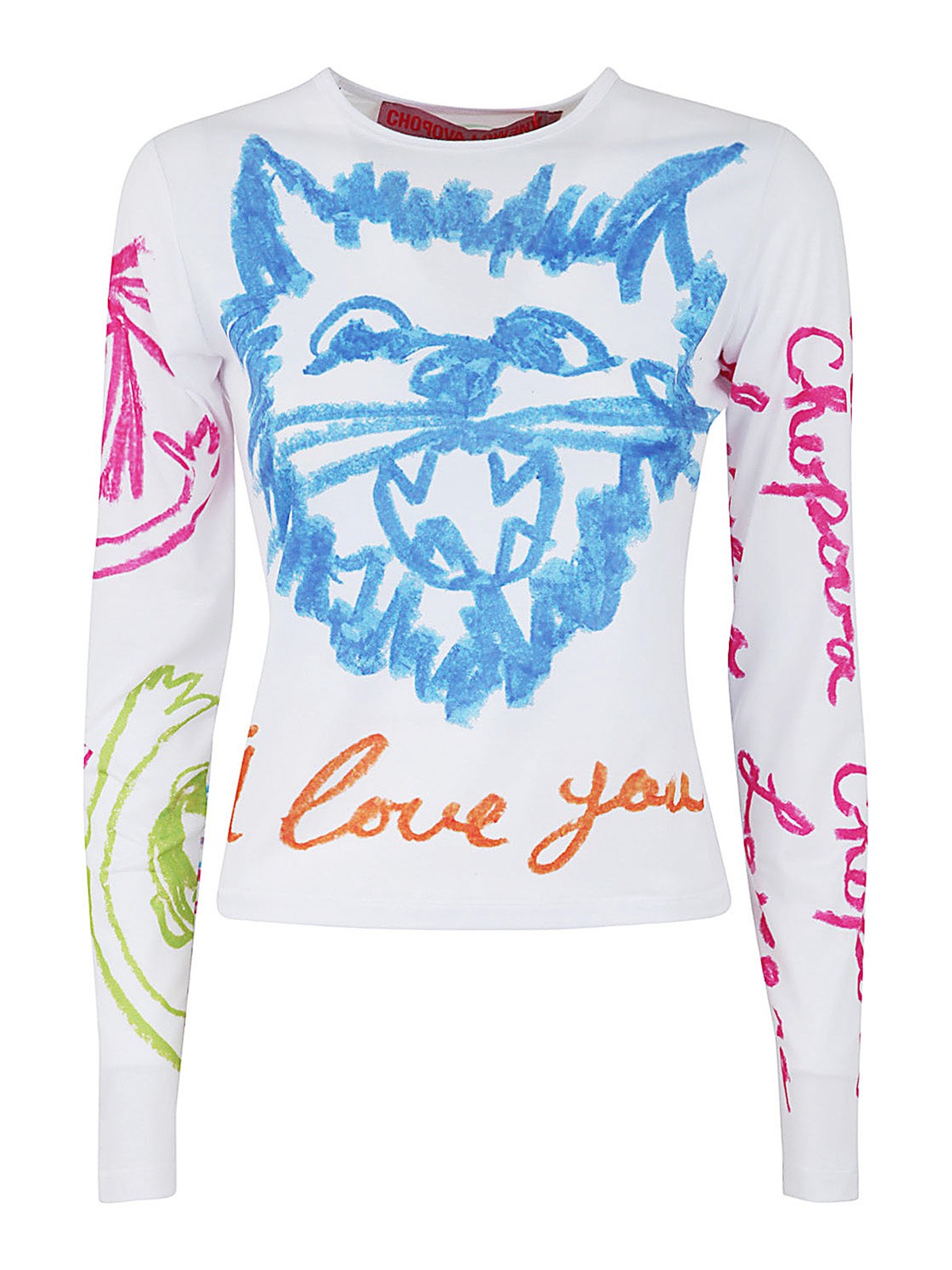 chopova lowena ポリエステルプリントTシャツ
