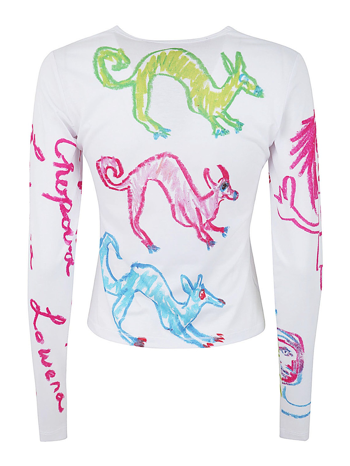 chopova lowena ポリエステル　プリントTシャツ chopova lowena ポリエステル プリントTシャツ CHOPOVA LOWENA(チョポ