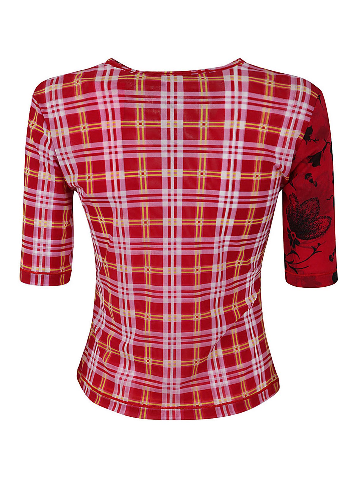 CHOPOVA LOWENA Tシャツ 半袖 CHOPOVA LOWENA/チョポヴァ・ロウェナ】 DS Sl Flocked Mesh Top