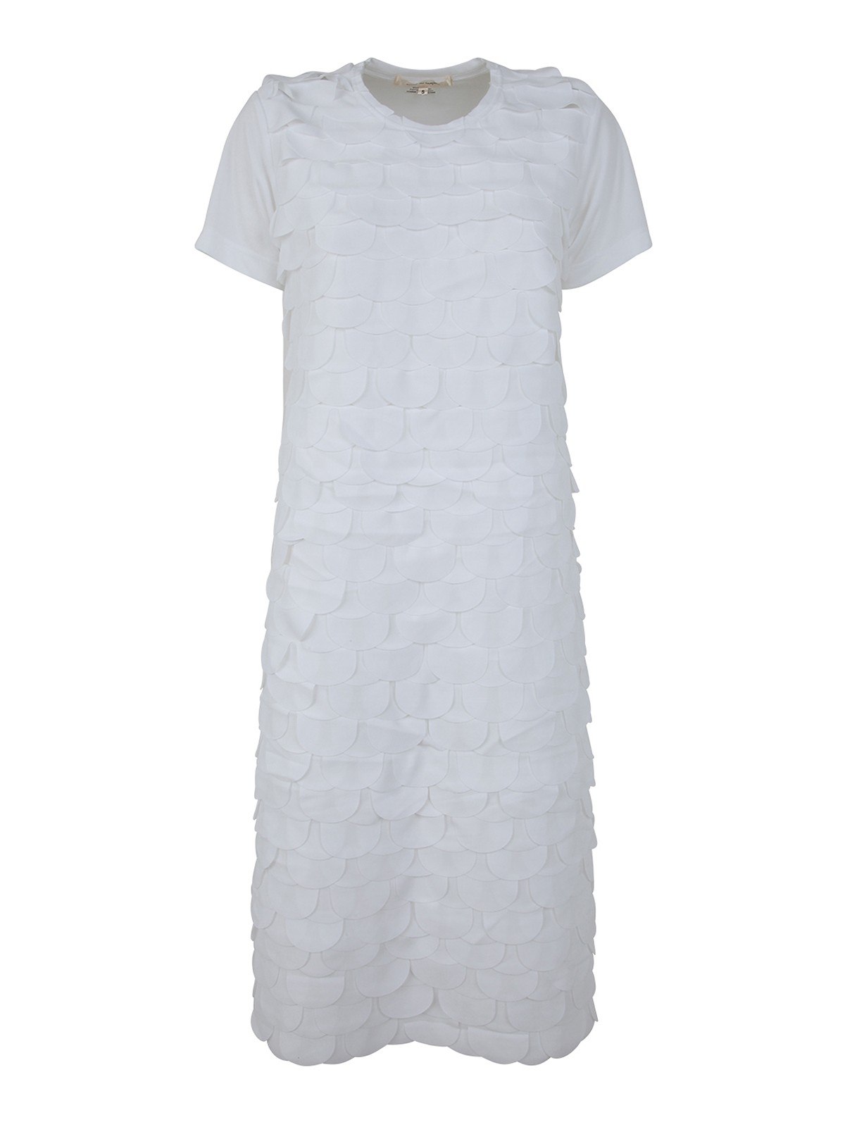 Shop Comme Des Garçons Vestido Largo - Blanco In White